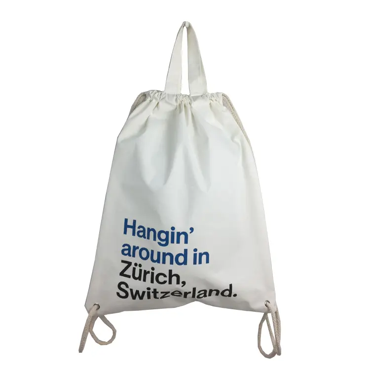 Eco Custom Canvas Cotton Tote Backsing Bag с печати